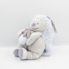 Doudou musical hérisson bleu gris Merlin NOUKIE'S 25 cm