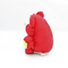 Peluche Puffalump ours rouge jaune rose vert bleu