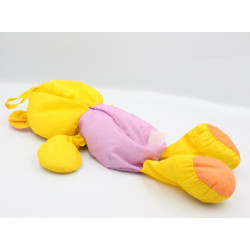 Peluche Puffalump ours jaune rose vert Life Guard