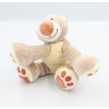 Doudou ours beige jaune empreintes Pol NATTOU 17 cm
