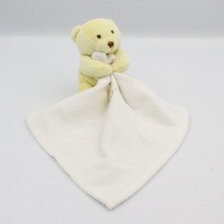 Doudou ours jaune mouchoir Baby nat