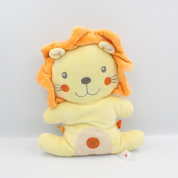 Doudou lion jaune orange NICOTOY