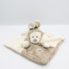 Doudou plat ours déguisé en lapin beige blanc écru SIMBA TOYS
