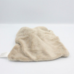 Doudou plat ours déguisé en lapin beige blanc écru SIMBA TOYS GEMO