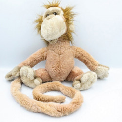 Peluche singe marron beige NOUNOURS