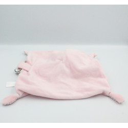 Doudou plat lapin rose rayé KIABI SIMBA TOYS