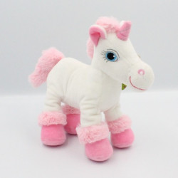 Doudou licorne blanche rose Licabella Sonore GIPSY