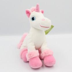 Doudou licorne blanche rose Licabella Sonore GIPSY