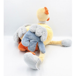 Grand doudou Oiseau Autruche Sissi NOUKIE'S 50 cm