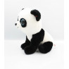 Peluche panda noir blanc yeux bleus brillants TY