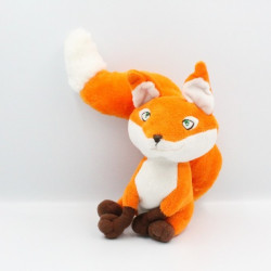 Doudou peluche renard orange Le petit prince
