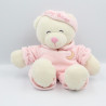 Doudou ours Baby Bear rose lune GIPSY  lot de 2