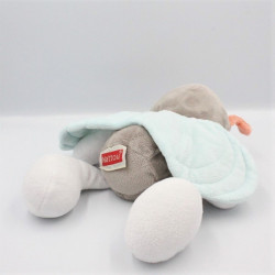 Doudou ours papillon abeille blanc rose bleu gris NATTOU