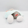 Doudou ours papillon abeille blanc rose bleu gris NATTOU