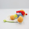 Doudou papillon multicolore avec mouchoir POMMETTE LOT DE 2