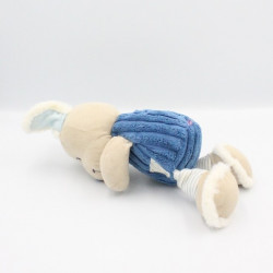 Doudou chien bleu marine POMMETTE