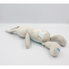 Doudou Lapin gris bleu KLORANE