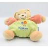 Doudou Ours patapouf vert rouge orange abeille KALOO
