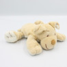 Doudou chien beige blanc empreinte JOLLYBABY