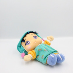 Doudou poupée vert bleu orange rose libellules PLAYSKOOL