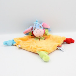 Doudou plat Bourriquet orange vert oiseau DISNEY BABY