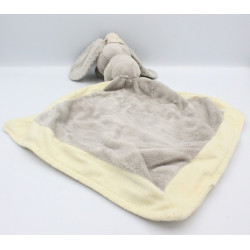 Doudou plat éléphant gris Dumbo mouchoir NICOTOY