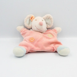 Doudou semi plat souris rose NATTOU