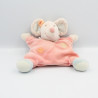 Doudou semi plat souris rose NATTOU