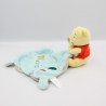 Doudou Winnie l'ourson mouchoir bleu gris ballon DISNEY BABY