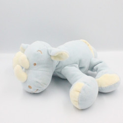 Doudou rhinocéros bleu KIABI BEBE