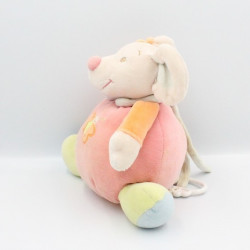 Doudou musical souris rose papillon NATTOU