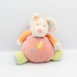 Doudou musical souris rose papillon NATTOU