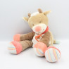Doudou vache beige rose blanc les Zamis NATTOU