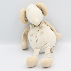 Doudou souris blanc beige DODO D'AMOUR MGM