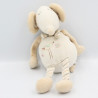 Doudou souris blanc beige DODO D'AMOUR MGM