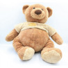 Grand Doudou ours marron pull beige BABY NAT