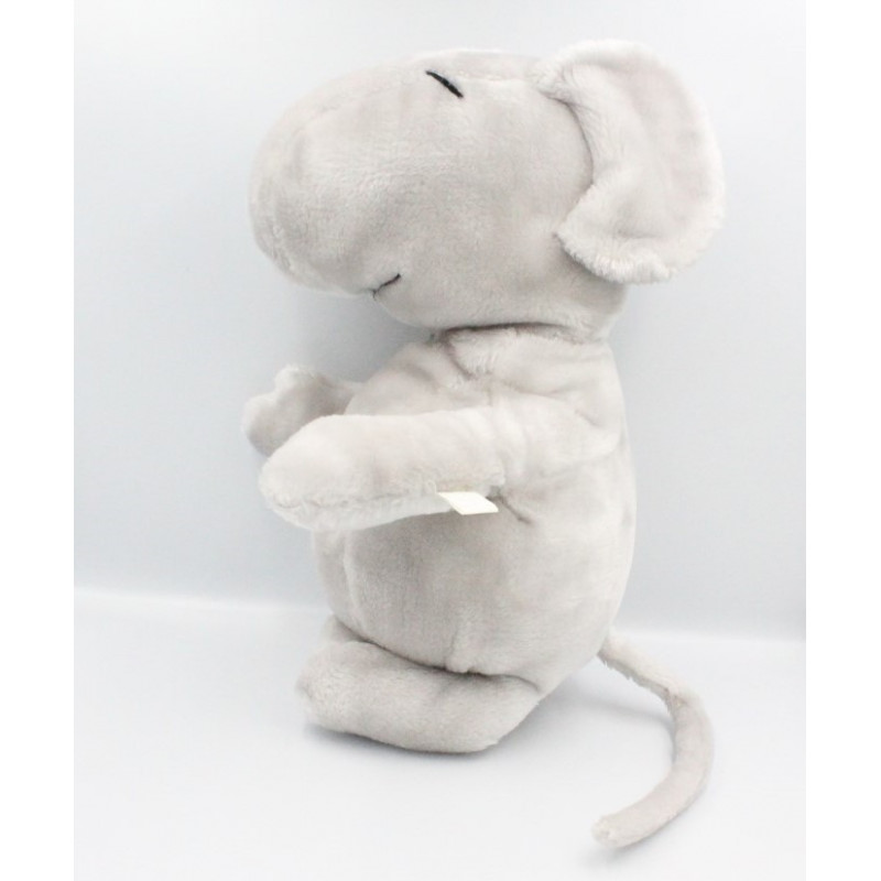 Grande Peluche souris grise BOULGOM