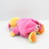 Doudou boule souris rose écharpe MOTS D'ENFANTS