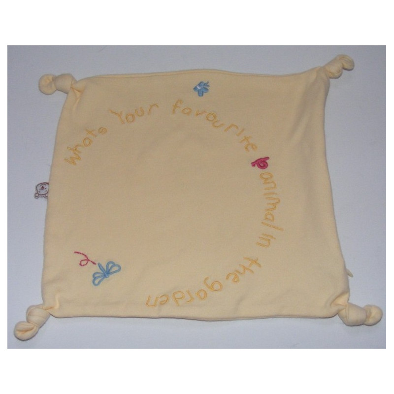 Doudou Plat Winnie l'Ourson Jaune Disney Baby