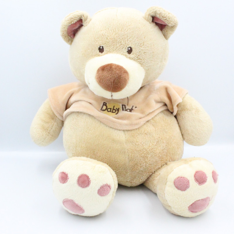 Grand Doudou ours beige pull beige BABY NAT