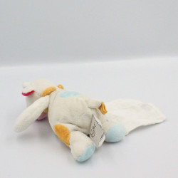 Doudou vache rose à pois avec mouchoir BABY NAT