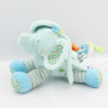 Doudou musical éléphant bleu NICOTOY