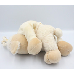 Doudou musical mouton blanc beige NATURE ET DECOUVERTE