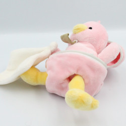 Doudou poussin rose coquille mouchoir BABY NAT