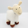 Doudou mouton blanc marron OKAIDI