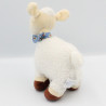 Doudou mouton blanc marron OKAIDI
