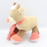 Doudou vache beige rose les Zamis NATTOU