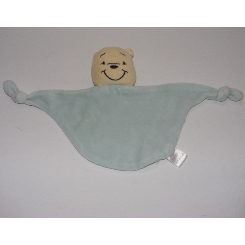 Doudou plat étoile bleu Winnie l'ourson DISNEY BABY