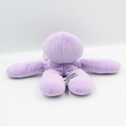 Doudou pieuvre violet mauve MOTS D'ENFANTS