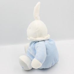 Doudou Lapin boule bleu gris KLORANE